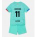 Barcelona Raphinha Belloli #11 Barnkläder Tredje matchtröja till baby 2023-24 Kortärmad (+ Korta byxor) Billigt